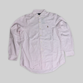 Custom Fit Striped Oxford Shirt Pink/White (XL)
