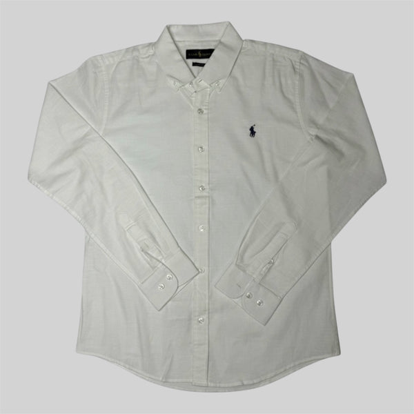 RL Classic Fit Oxford White Shirt (M)