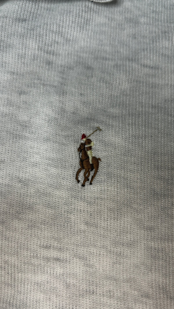 RL Quarter-Zip Sweater – Gray (XL)