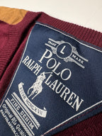 Fine Denim Estate V-Neck Red Sweater (L)