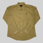 Classic Fit Oxford Shirt – Beige (M)