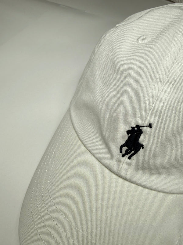 RL Baseball Cap – White