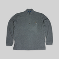 Quarter-Zip Sweater – Gray (XL)