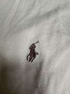 Custom Slim Fit Mesh Polo Shirt – Beige (XL)