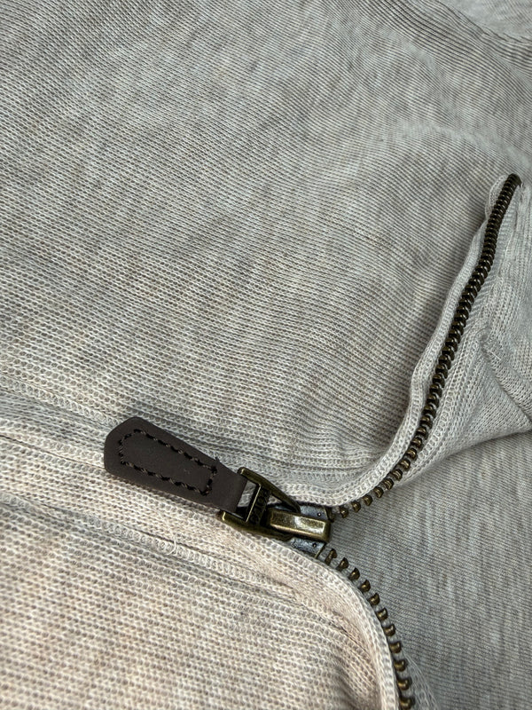 RL Quarter-Zip Sweater – Beige