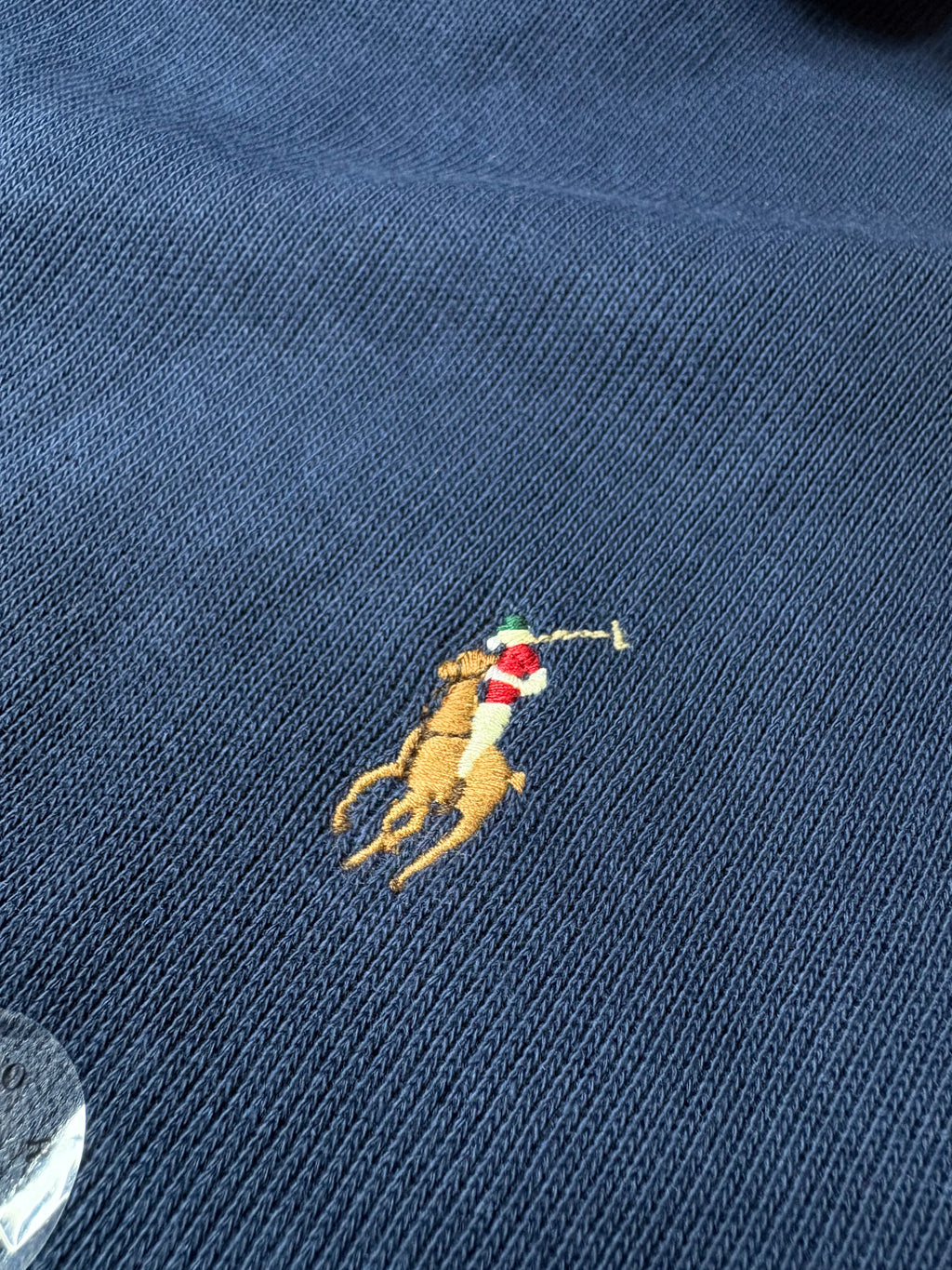 Quarter-Zip Sweater – Navy Blue