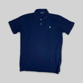 Custom Slim Fit Mesh Polo Shirt – Navy (XL)