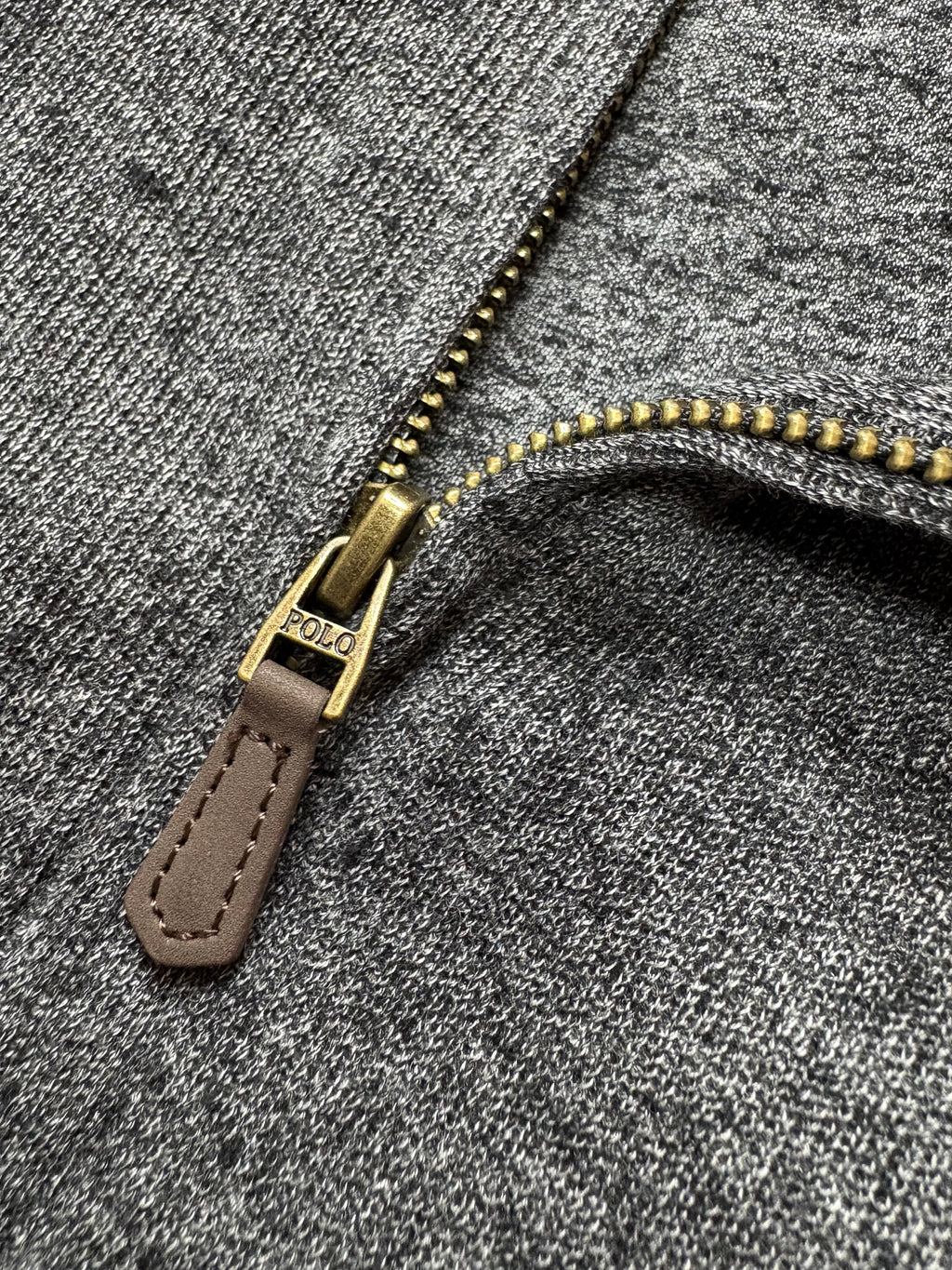 Quarter-Zip Sweater – Dark Gray (XL)