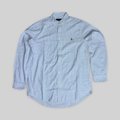 Custom Fit Striped Oxford Shirt Blue/White (XL)