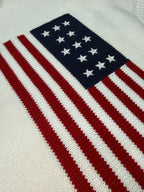 The Iconic Flag Sweater - White (L)