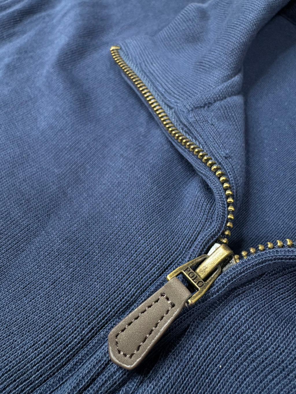 Quarter-Zip Sweater – Navy Blue