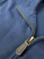 Quarter-Zip Sweater – Navy Blue