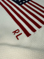 The Iconic Flag Sweater - White (L)