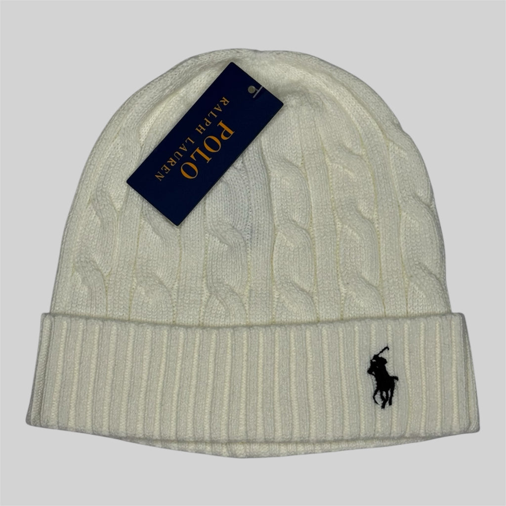 Wool Beanie – White