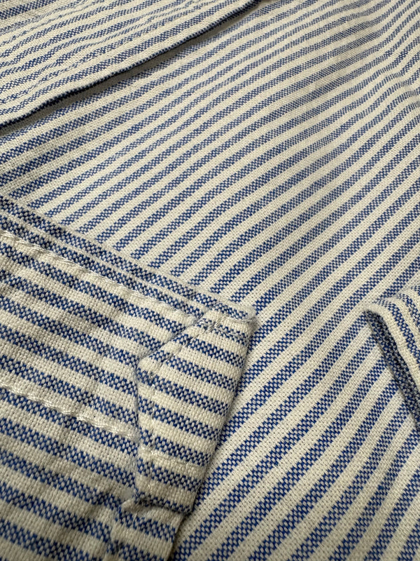 RL Custom Fit Striped Oxford Shirt Blue/White (XL)