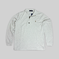 Quarter-Zip Sweater – White (XL)