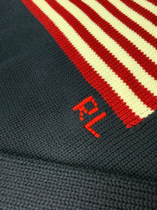 RL The Iconic Flag Sweater - Navy (L)