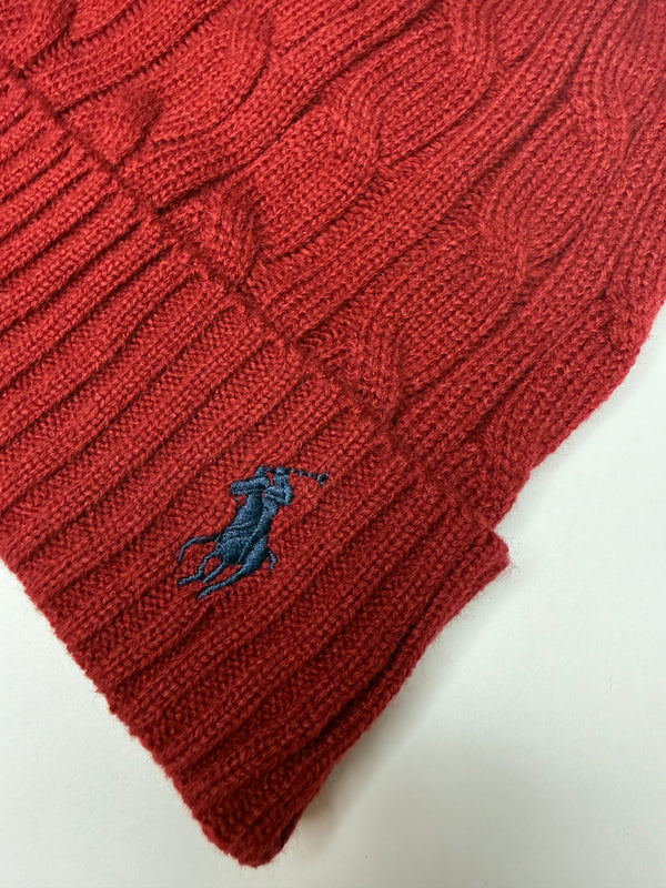 RL Wool Beanie – Red