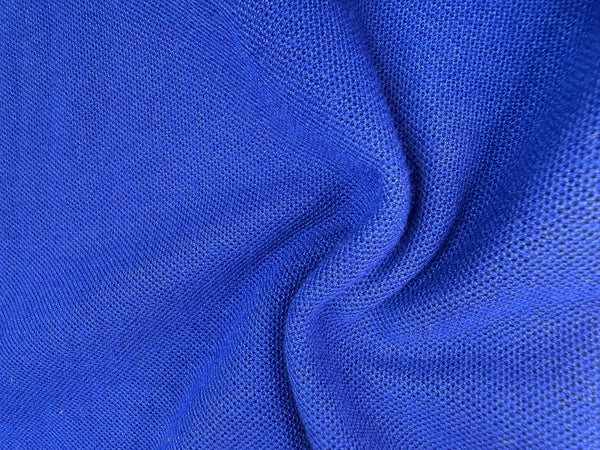 RL Big Pony Cotton Mesh Blue Polo Shirt (L)